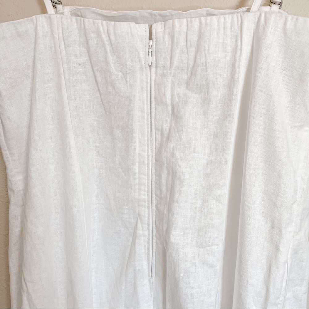 Abercrombie & Fitch White Maxi Slip Dress - Picture 6 of 10
